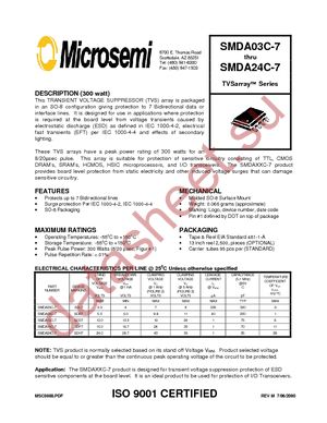 SMDA03C-7 datasheet  